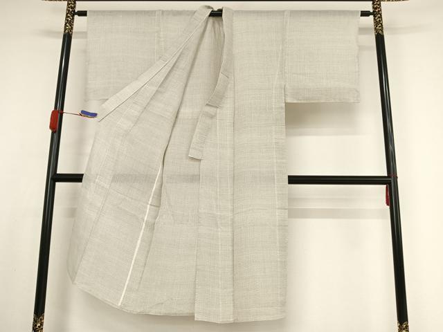 平和屋着物＊夏物 男性 越後上布 十字絣 芋麻 逸品 AABA2487np
