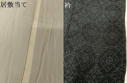 平和屋着物＊夏物 本場大島紬 夏大島 花繋ぎ 正絹 逸品 AABA2488np