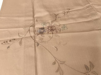平和屋着物＊夏物 訪問着 本場大島紬 夏大島 中国三大刺繍 汕頭刺繍 スワトウ刺繍  川畑辰吉作 三越扱い 証紙付き 正絹 逸品 AABA2489np