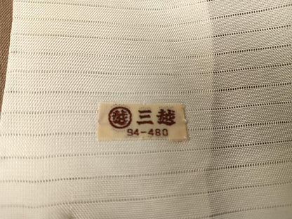 平和屋着物＊夏物 訪問着 本場大島紬 夏大島 中国三大刺繍 汕頭刺繍 スワトウ刺繍  川畑辰吉作 三越扱い 証紙付き 正絹 逸品 AABA2489np