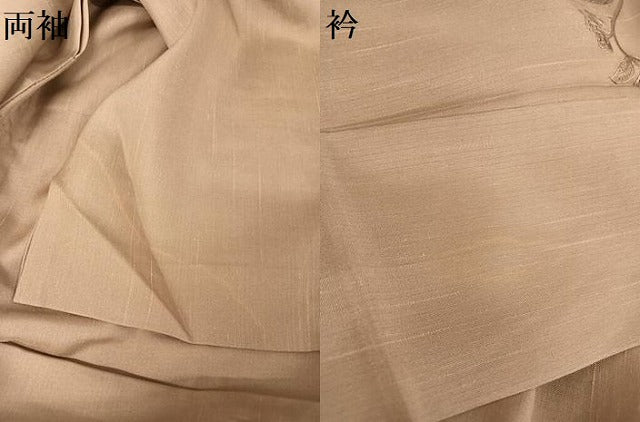 平和屋着物＊夏物 訪問着 本場大島紬 夏大島 中国三大刺繍 汕頭刺繍 スワトウ刺繍  川畑辰吉作 三越扱い 証紙付き 正絹 逸品 AABA2489np