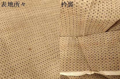 平和屋着物＊夏物 越後上布 十字絣 麻 逸品 AABA2501np