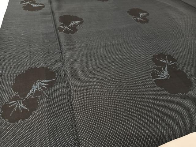 平和屋着物＊夏物 本場大島紬 夏大島 舞花文 正絹 逸品 AABA2502np