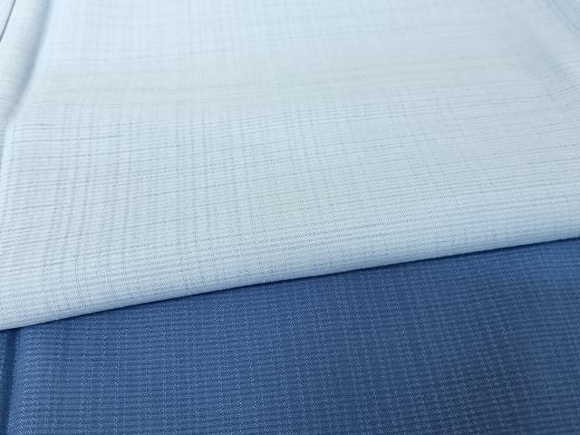 平和屋着物＊夏物　訪問着　セオアルファ　霞文　暈し染め　洗える着物　AABA2504np