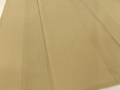 平和屋着物＊夏物　東郷織物謹製　本場大島紬　夏大島　みじん格子　正絹　逸品　AABA2507np