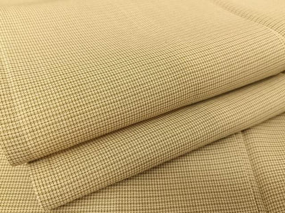 平和屋着物＊夏物　東郷織物謹製　本場大島紬　夏大島　みじん格子　正絹　逸品　AABA2507np