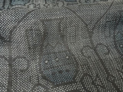 平和屋着物＊夏物 重要無形文化財 本場宮古上布 陶器文 苧麻 逸品 AABA2513np