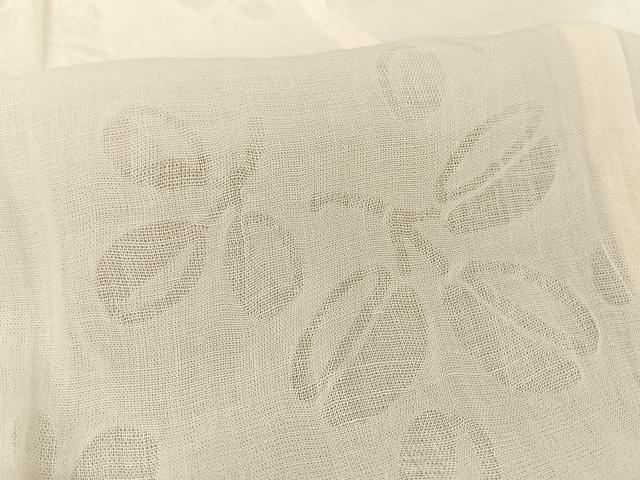 平和屋着物＊夏物　長襦袢　萩紋紗　麻　逸品　AABA2514np