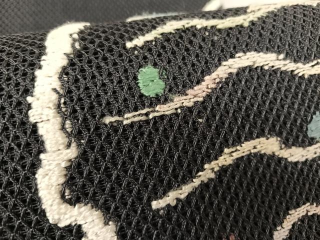 平和屋着物＊夏物 八寸名古屋帯 雪輪文 正絹 逸品 AABA2544np