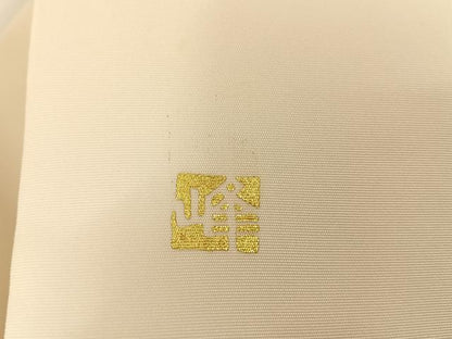 平和屋着物●京繍作家　合田峰太郎　塩瀬　九寸名古屋帯　手描き　燕　金彩　正絹　逸品　AABA2573np