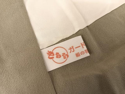 平和屋着物●訪問着 紬地 縞 金彩 正絹 逸品 AABA2620np