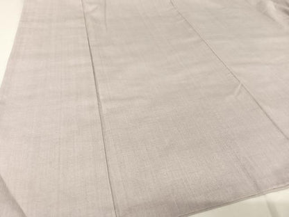 平和屋着物●本場結城紬　重要無形文化財　色無地　牡丹鼠色　正絹　逸品　AABA2627np