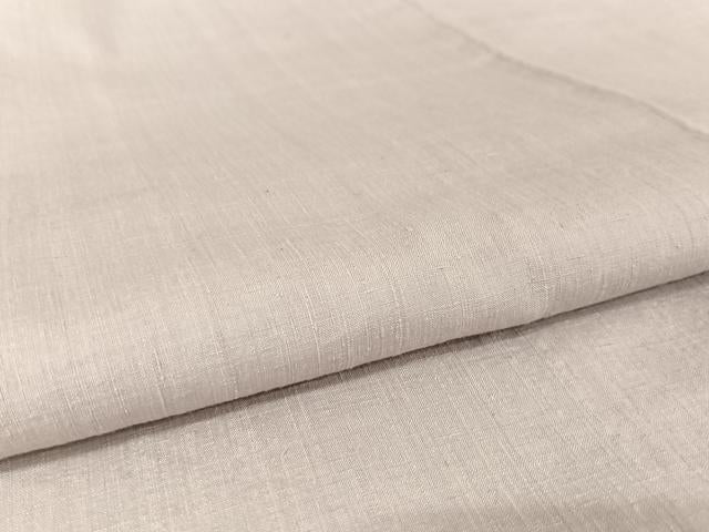 平和屋着物●本場結城紬　重要無形文化財　色無地　牡丹鼠色　正絹　逸品　AABA2627np