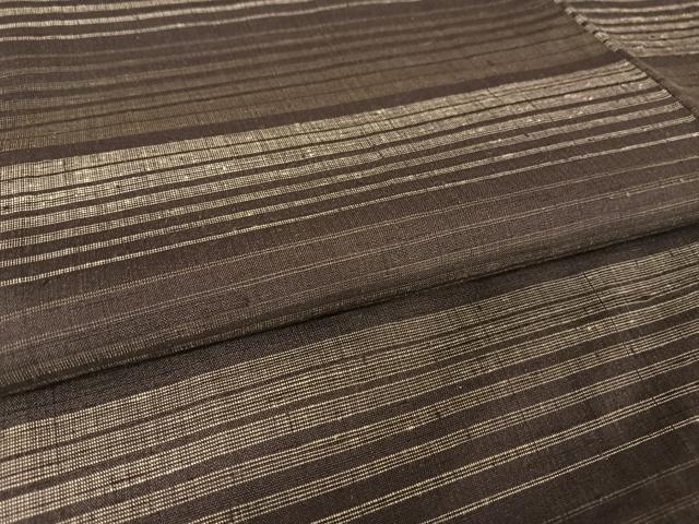 平和屋着物●上質な紬 縞 正絹 逸品 未使用 AABA2628np