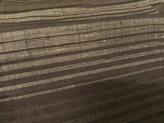 平和屋着物●上質な紬 縞 正絹 逸品 未使用 AABA2628np