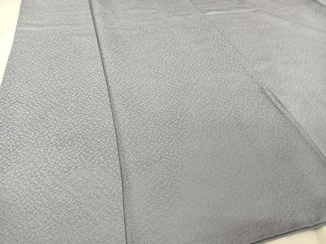 平和屋着物●上質な色無地 紋意匠 薄鼠色 正絹 逸品 未使用 AABA2637np