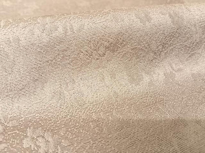 平和屋着物●上質な色無地 作家物 利休彩夢 紋意匠 鳩羽色 正絹 逸品 AABA2642np