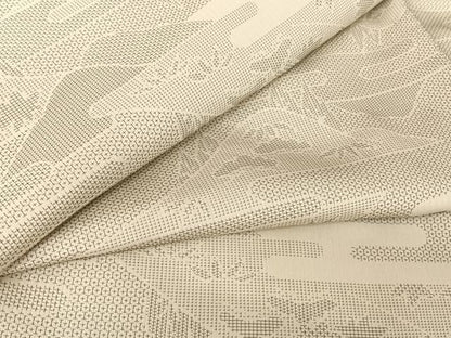 平和屋着物●上質な紬　110亀甲　遠山文　正絹　逸品　AABA2665np