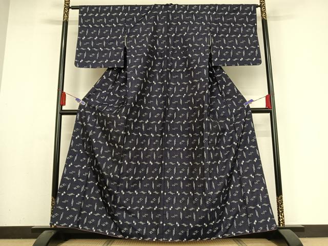平和屋着物○本場琉球絣 紬 正絹 逸品 AABH4563ck