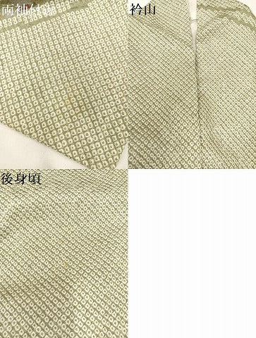 平和屋着物●訪問着 絞り 刺繍 草花文 ますいわ屋扱い 正絹 逸品 AABA2697ph