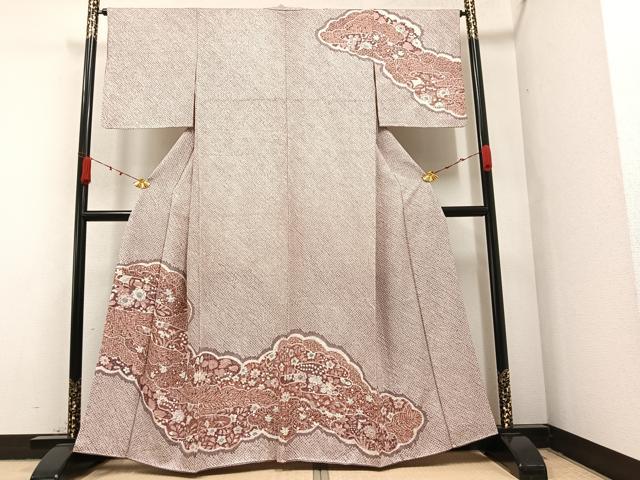平和屋着物●訪問着 辻が花 絞り 正絹 逸品 AABA2698ph