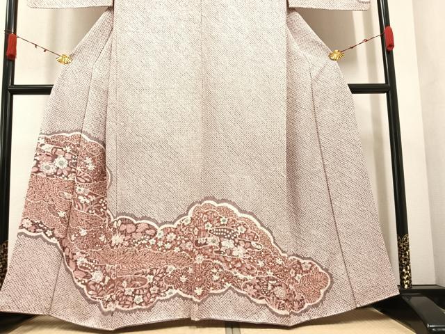 平和屋着物●訪問着 辻が花 絞り 正絹 逸品 AABA2698ph
