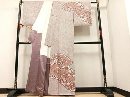 平和屋着物●訪問着 辻が花 絞り 正絹 逸品 AABA2698ph