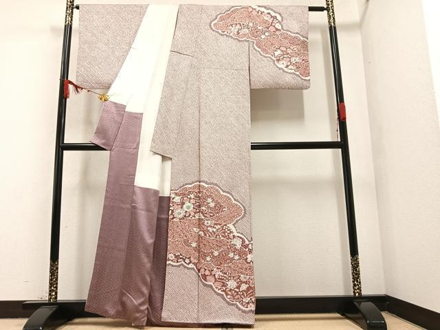 平和屋着物●訪問着 辻が花 絞り 正絹 逸品 AABA2698ph