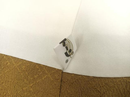 平和屋着物●訪問着 駒刺繍 松皮菱花文 暈し染め 金彩 正絹 逸品 AABA2719ph