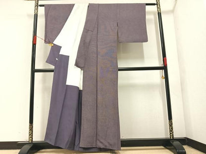 平和屋着物●日本工芸会正会員 藍田正雄の父・藍田春吉 江戸小紋 東武百貨店扱い 正絹 逸品 AABA2740ph