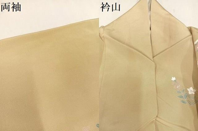 平和屋着物●訪問着　友禅　作家物　松竹梅風景文　暈し染め　正絹　逸品　AABA2742ph
