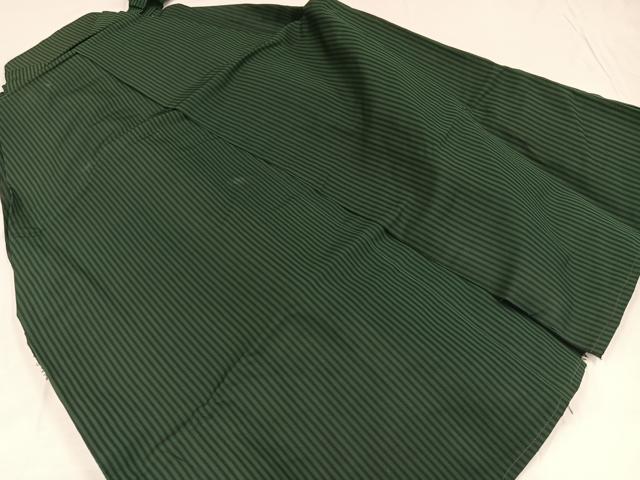 平和屋着物●男性　馬乗り袴　縞　正絹　逸品　AABA2752ph