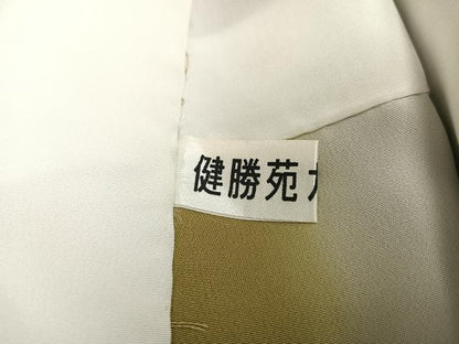平和屋着物●上質な小紋　間道　健勝苑扱い　正絹　逸品　AABA2756ph