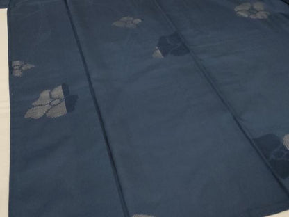 平和屋着物＊夏物 色無地 縦絽 舞花紋紗 褐返色 正絹 逸品 未使用 AABA2761jd