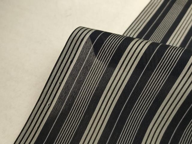 平和屋着物＊夏物 小紋 紗 縞 正絹 逸品 AABA2777jd