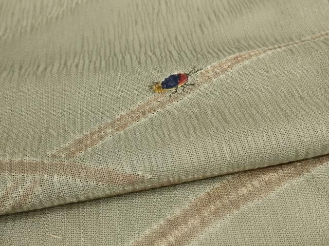 平和屋着物＊夏物 訪問着 絽 絞り 手描き 蛍文 正絹 逸品 AABA2783jd