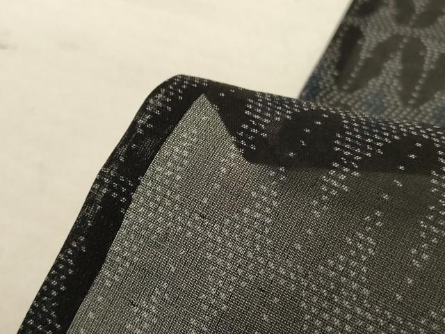 平和屋着物＊夏物 本場大島紬 夏大島 幾何学文様 正絹 逸品 AABA2784jd