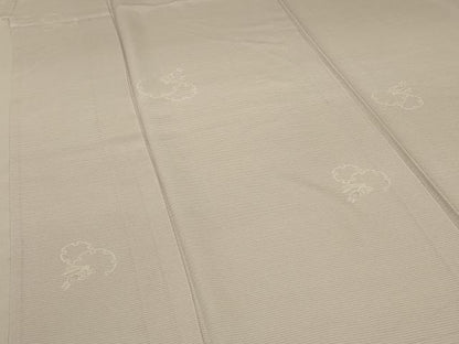平和屋着物＊夏物 小紋 絽 雪輪兎文 正絹 逸品 AABA2785jd