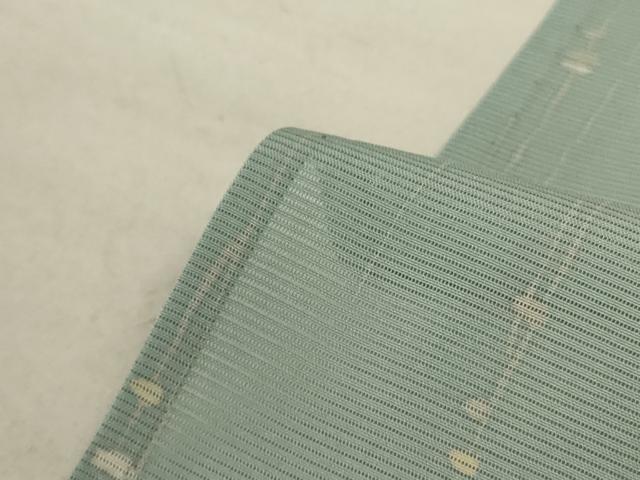 平和屋着物＊夏物 小紋 絽 枝葉文 正絹 逸品 AABA2787jd
