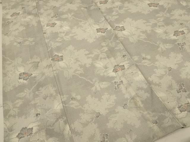 平和屋着物＊夏物 本場大島紬 夏大島 草花文 正絹 逸品 AABA2791jd
