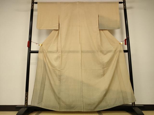 平和屋着物＊夏物 訪問着 紗 霞文 暈し染め 正絹 逸品 AABA2794jd