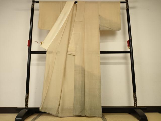平和屋着物＊夏物 訪問着 紗 霞文 暈し染め 正絹 逸品 AABA2794jd