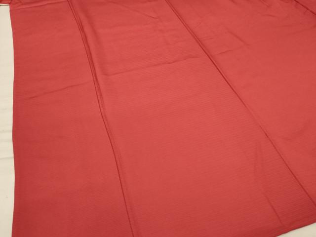 平和屋着物＊夏物 色無地 絽 紅海老茶色 正絹 逸品 AABA2800jd