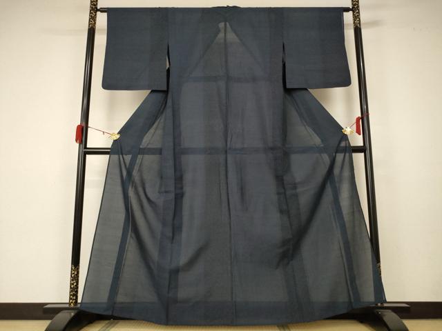 平和屋着物＊夏物 本場大島紬 夏大島 幾何学文様 正絹 逸品 AABA2802jd