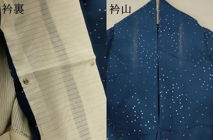 平和屋着物＊夏物 小紋 絽 丸文 正絹 逸品 AABA2804jd