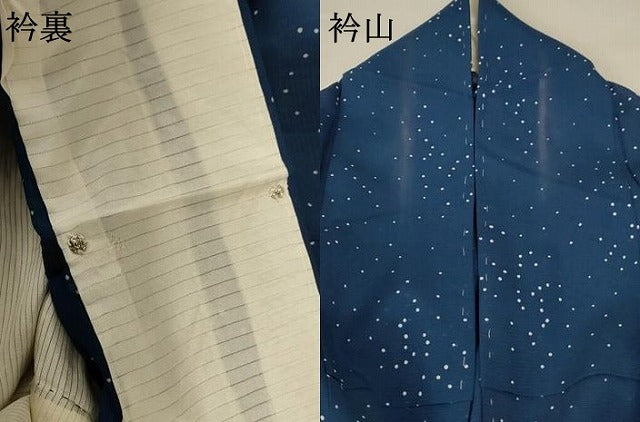 平和屋着物＊夏物 小紋 絽 丸文 正絹 逸品 AABA2804jd