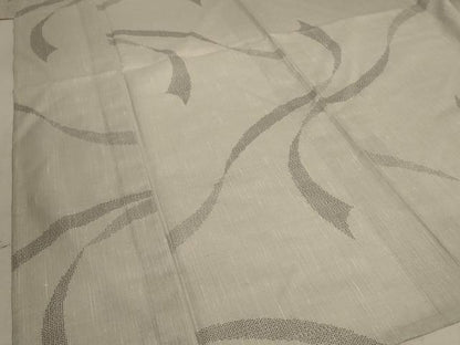 平和屋着物＊夏物 結城紬 夏結城 熨斗文 正絹 逸品 未使用 AABA2822jd