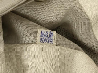 平和屋着物＊夏物 結城紬 夏結城 熨斗文 正絹 逸品 未使用 AABA2822jd