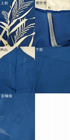 平和屋着物＊夏物 訪問着 絽 草葉文 正絹 逸品 AABA2823jd