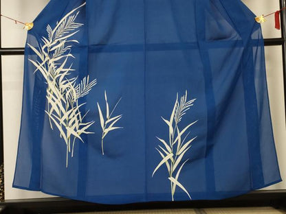 平和屋着物＊夏物 訪問着 絽 草葉文 正絹 逸品 AABA2823jd